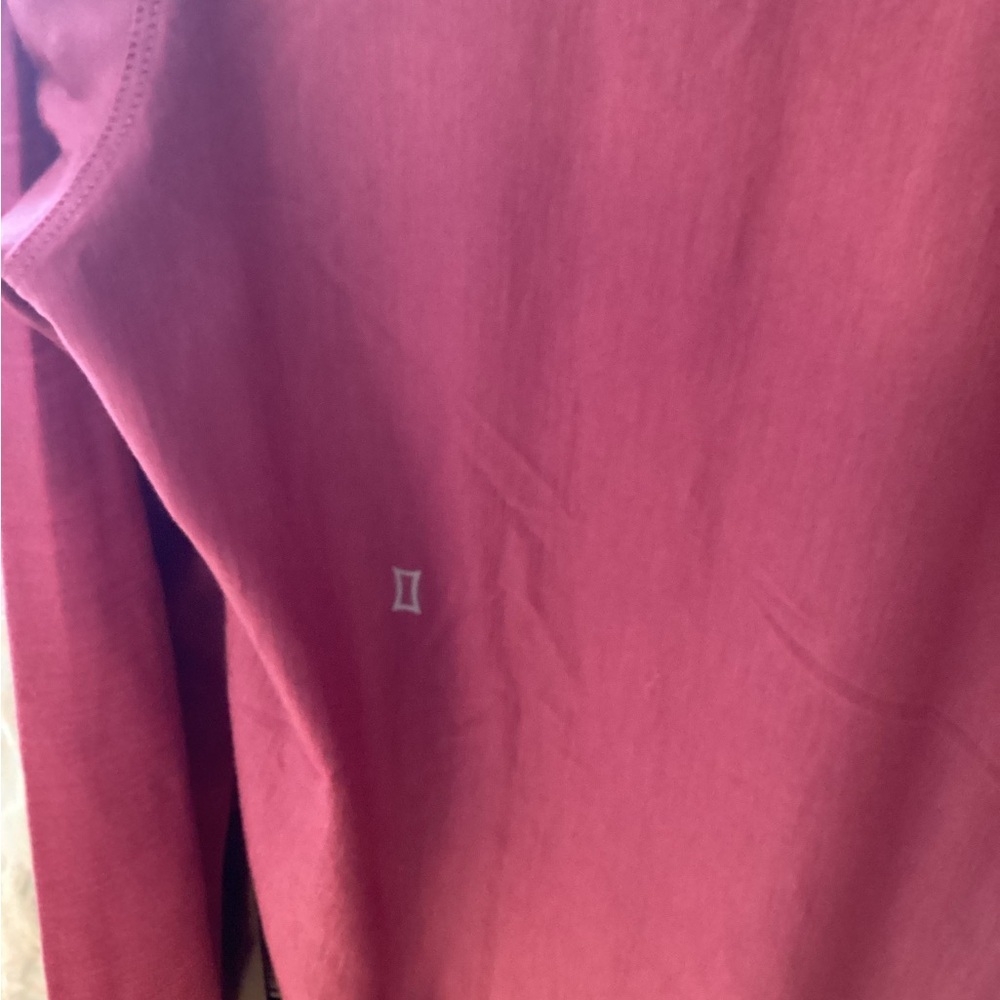 Kit and Ace Pink Long Sleeve, Wave Top, Merino Blend, size Medium - Picture 6 of 9